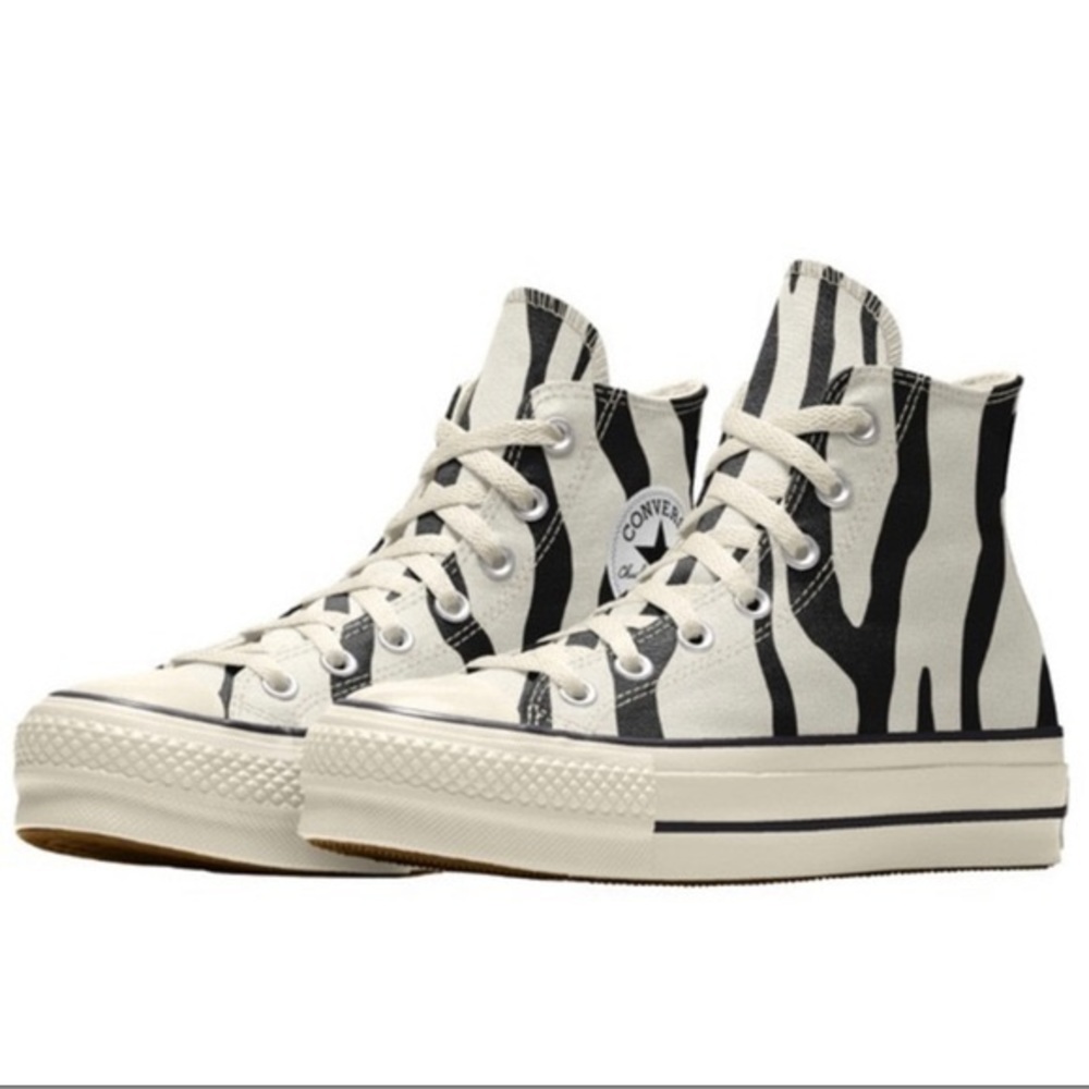 Platform Zebra Converse Chuck Taylor All Star